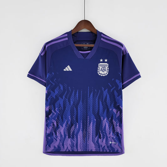 ⚡Envío rápido - Camiseta Argentina mundial 2022 Visita | Versión Fan