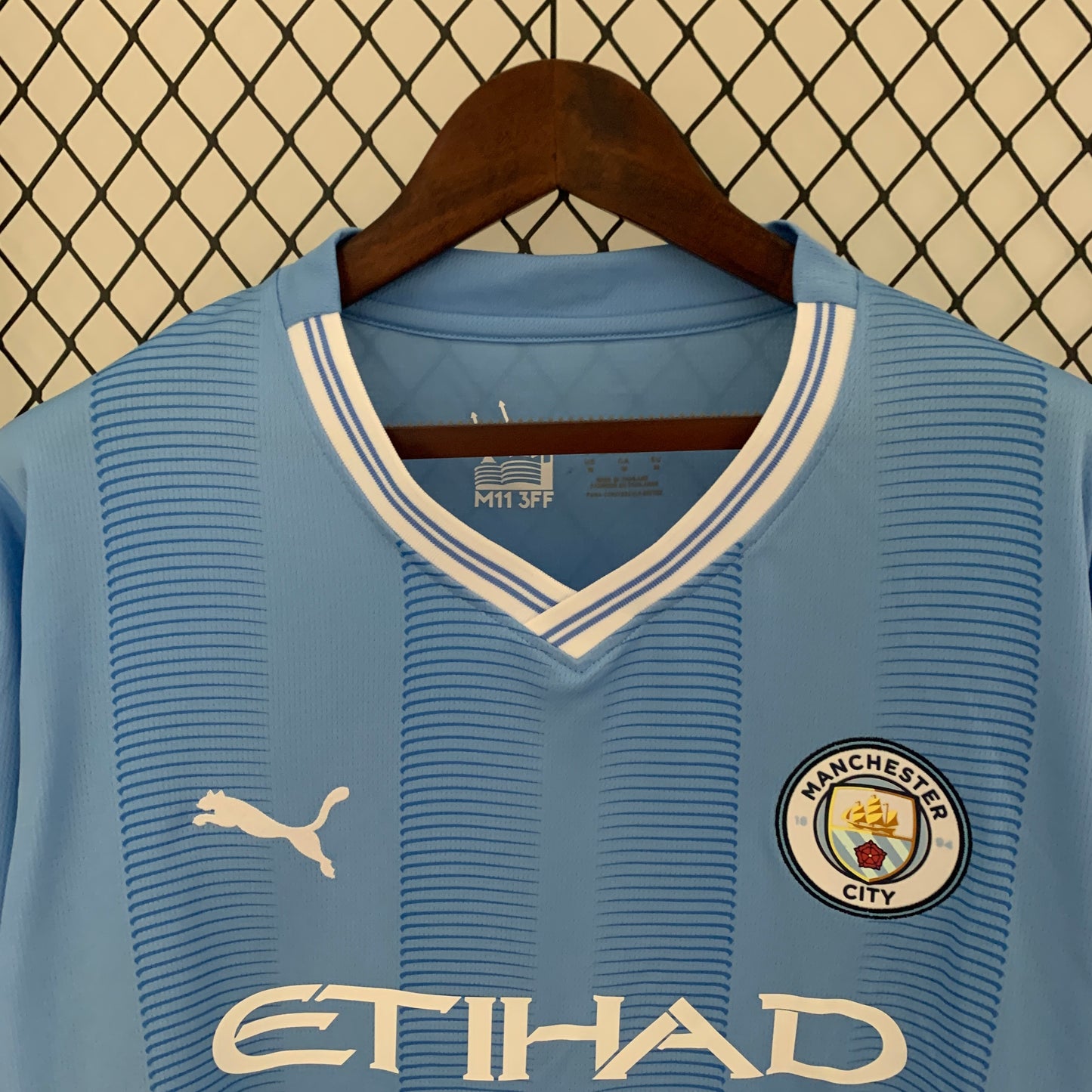 Camiseta Manchester City Local 2023/24 | Versión Fan Manga Larga