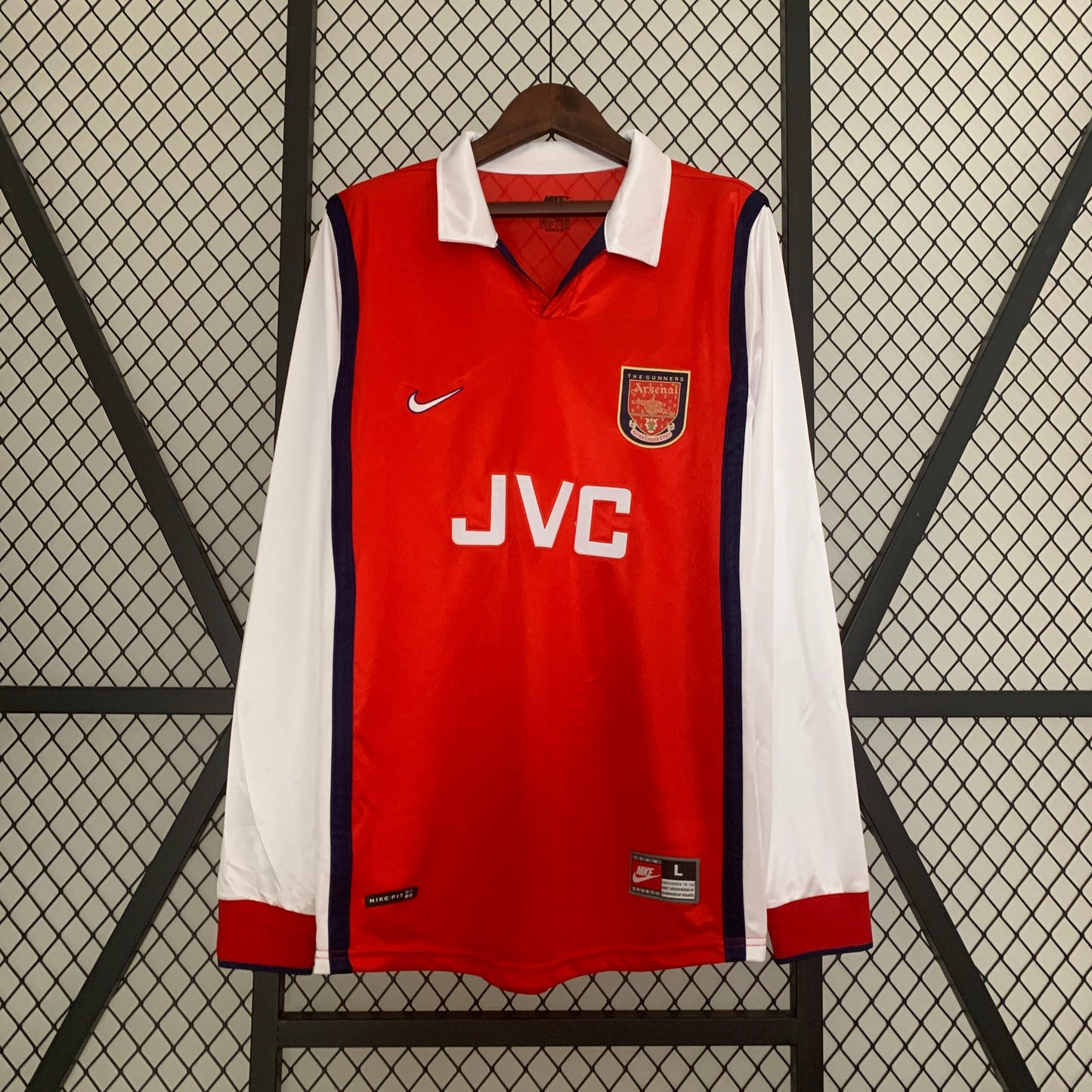 Camiseta Arsenal 1998/99 Local | Manga larga Retro