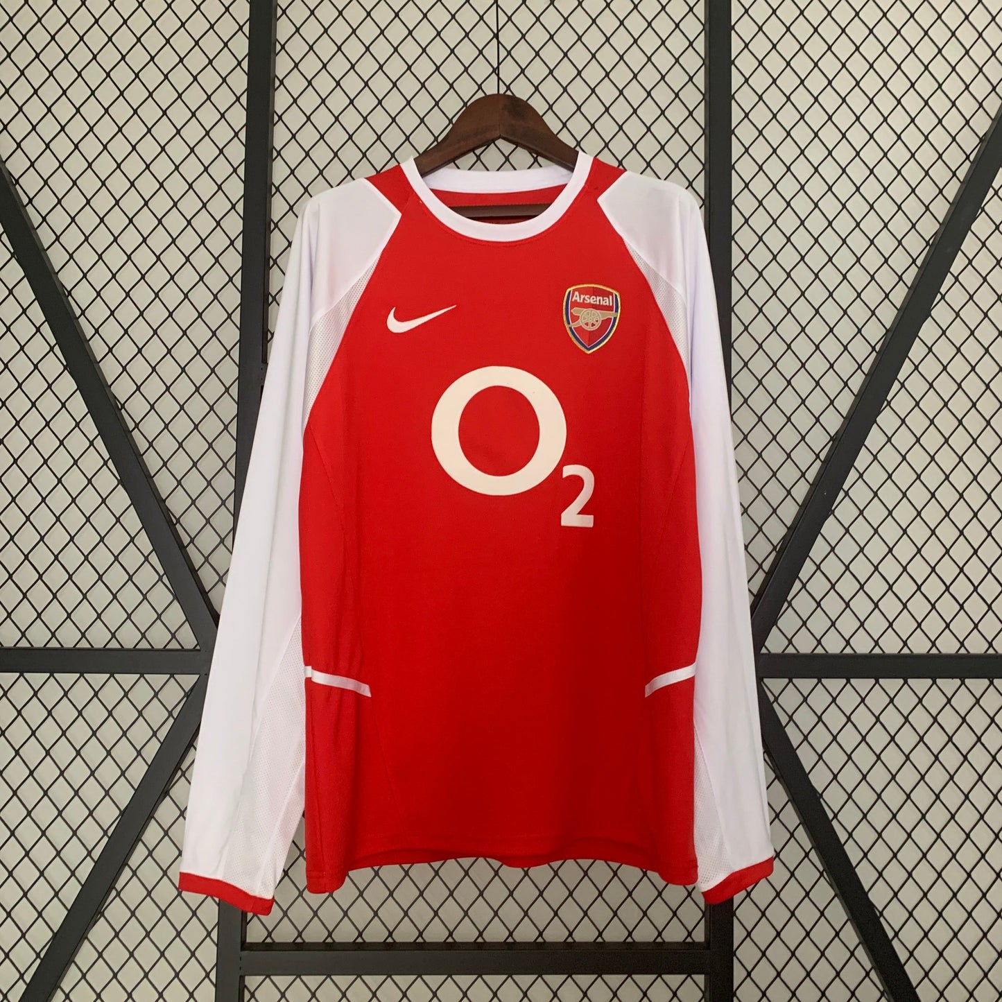 Camiseta Arsenal 2002/04 Local | Manga larga Retro