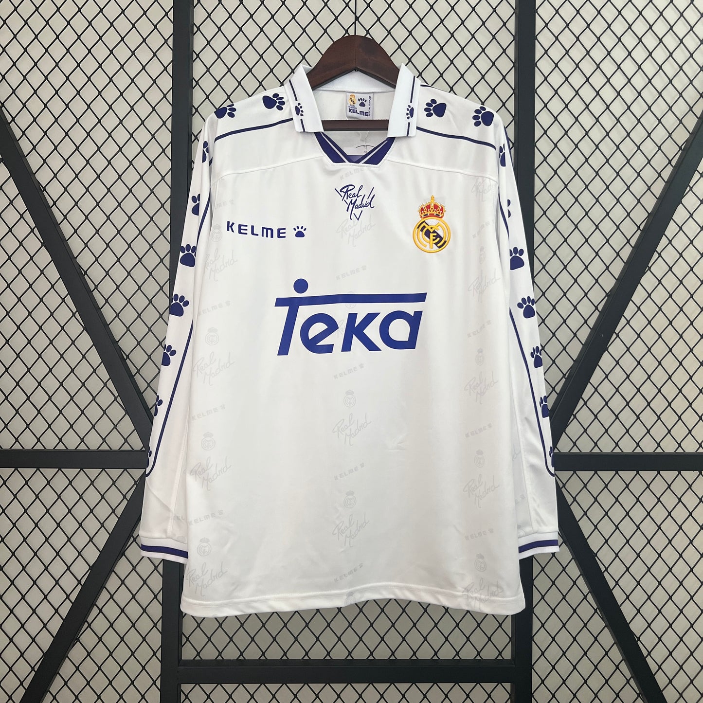 Camiseta Real Madrid 94/96 Local | Versión Fan Manga Larga