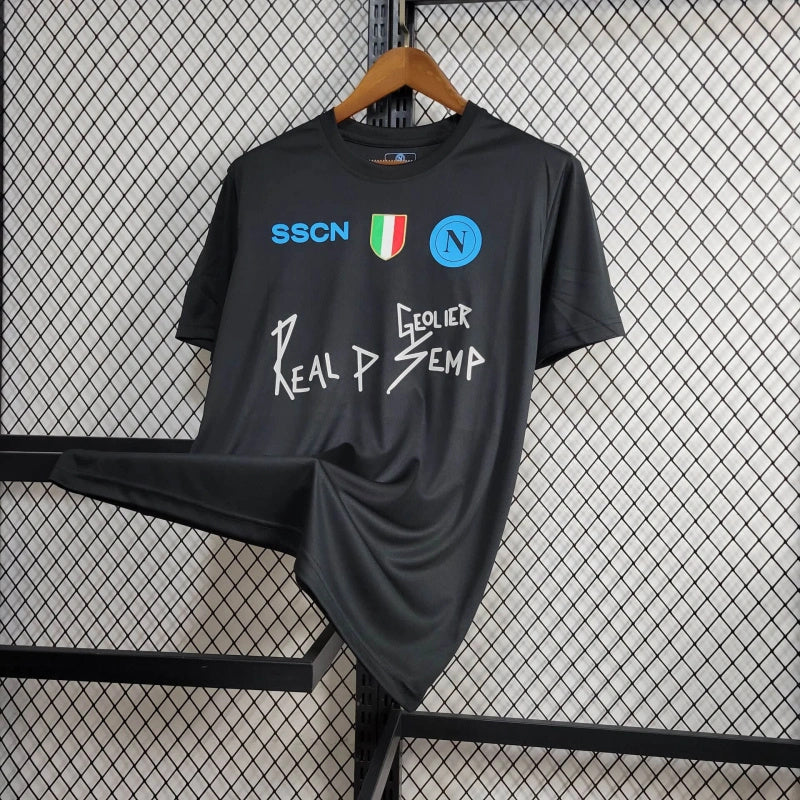 Camiseta Napoli black Edición especial 2024-25 | Versión fan