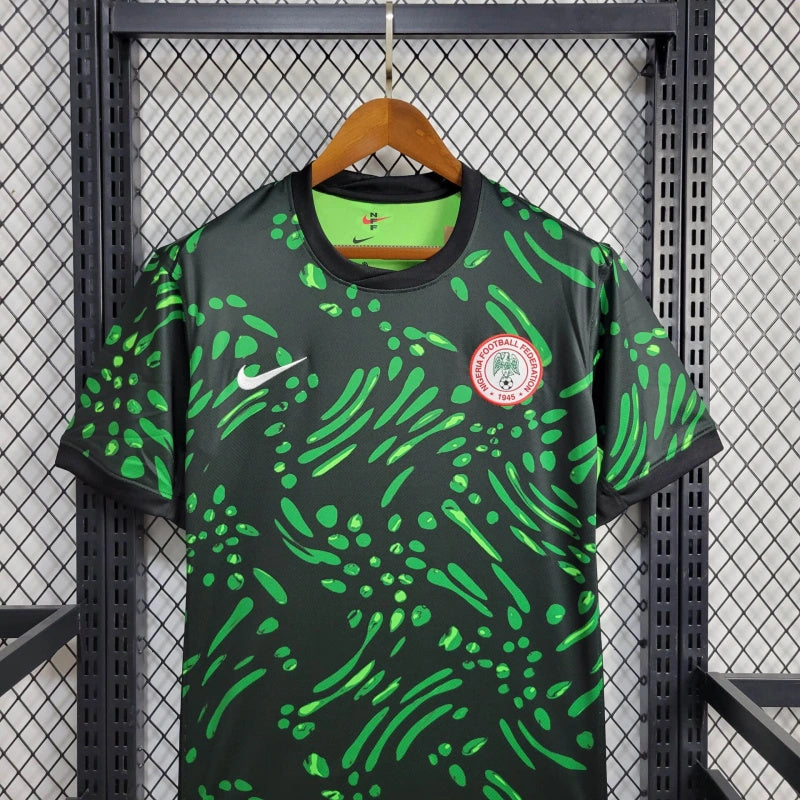 Camiseta Nigeria green black Edición especial 2024-25 | Versión fan