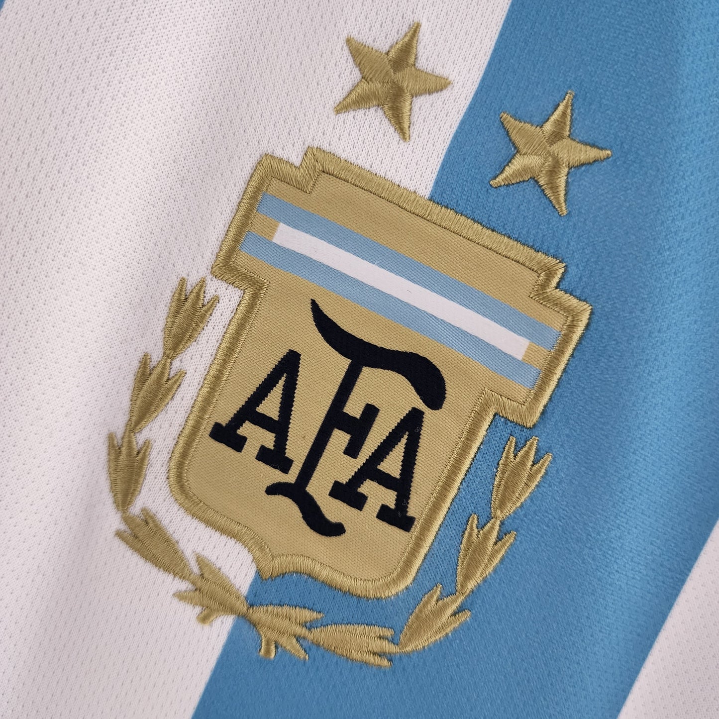 ⚡Envío rápido - Camiseta Argentina 3 estrellas + parche campeón del mundo Local | Versión Fan